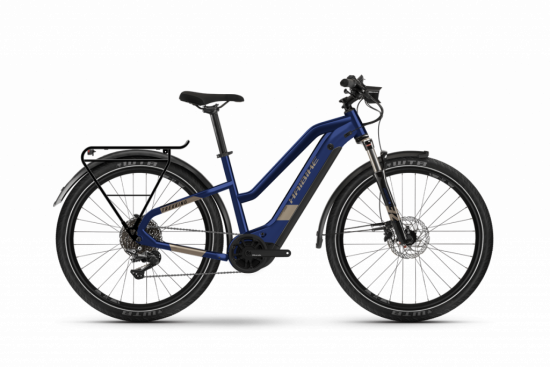 Vélo électrique Haïbike Vélo électrique Trekking 7 Lowstandover S Bleu HAÏBIKE
